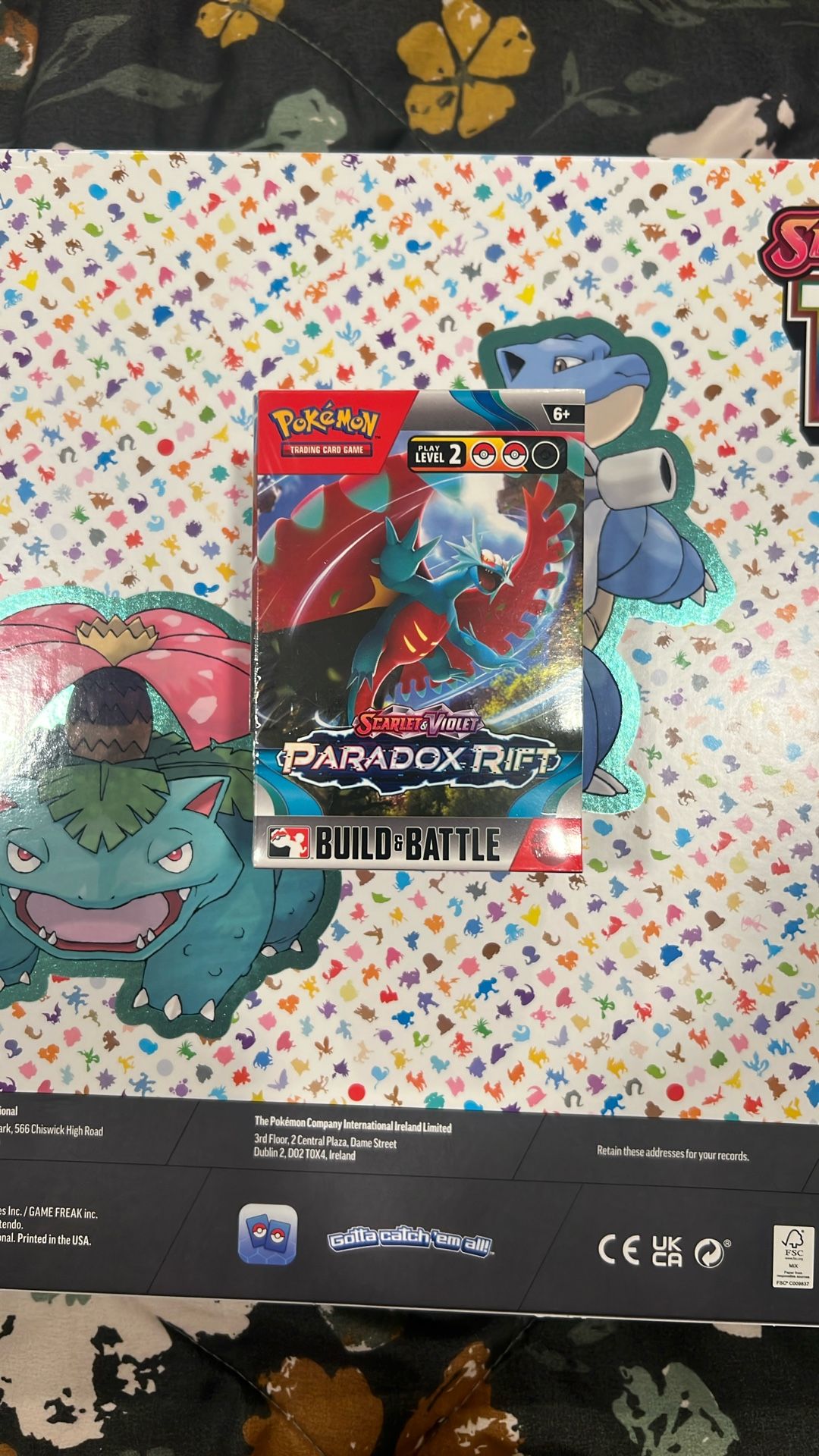 Pokémon Cards - Scarlet And Violet Paradox, Rift Build And Battle