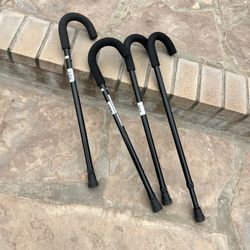 4 Walking Canes 