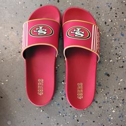 Men's 49ers slides size 12-14