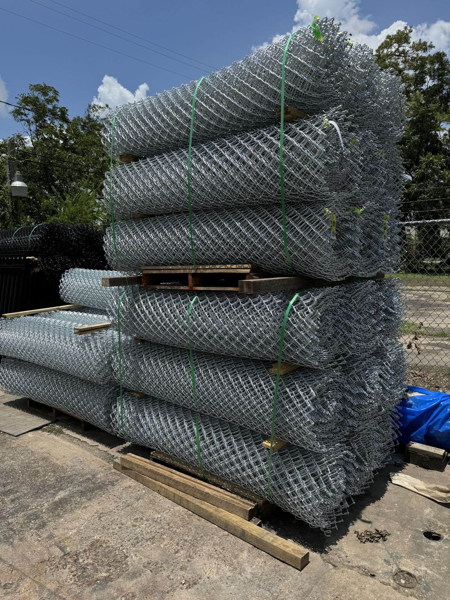 Commercial Chain Link Fence Roll 6ft