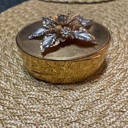 Vtg Gorham Trinket Box E P-YC1141 Lift off Top