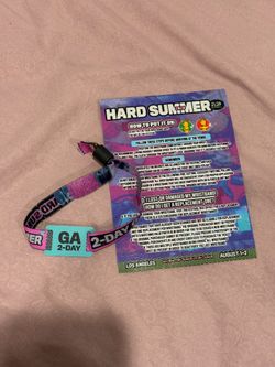 2 day GA Hard Summer wristband