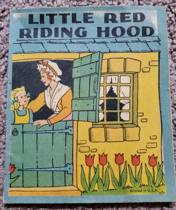 Vintage Small Book Little Red Riding Hood