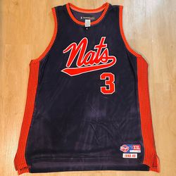 Vintage Reebok HWC 76ers Syracuse Nats Allen Iverson 3 Throwback Jersey Mens XXL 2XL