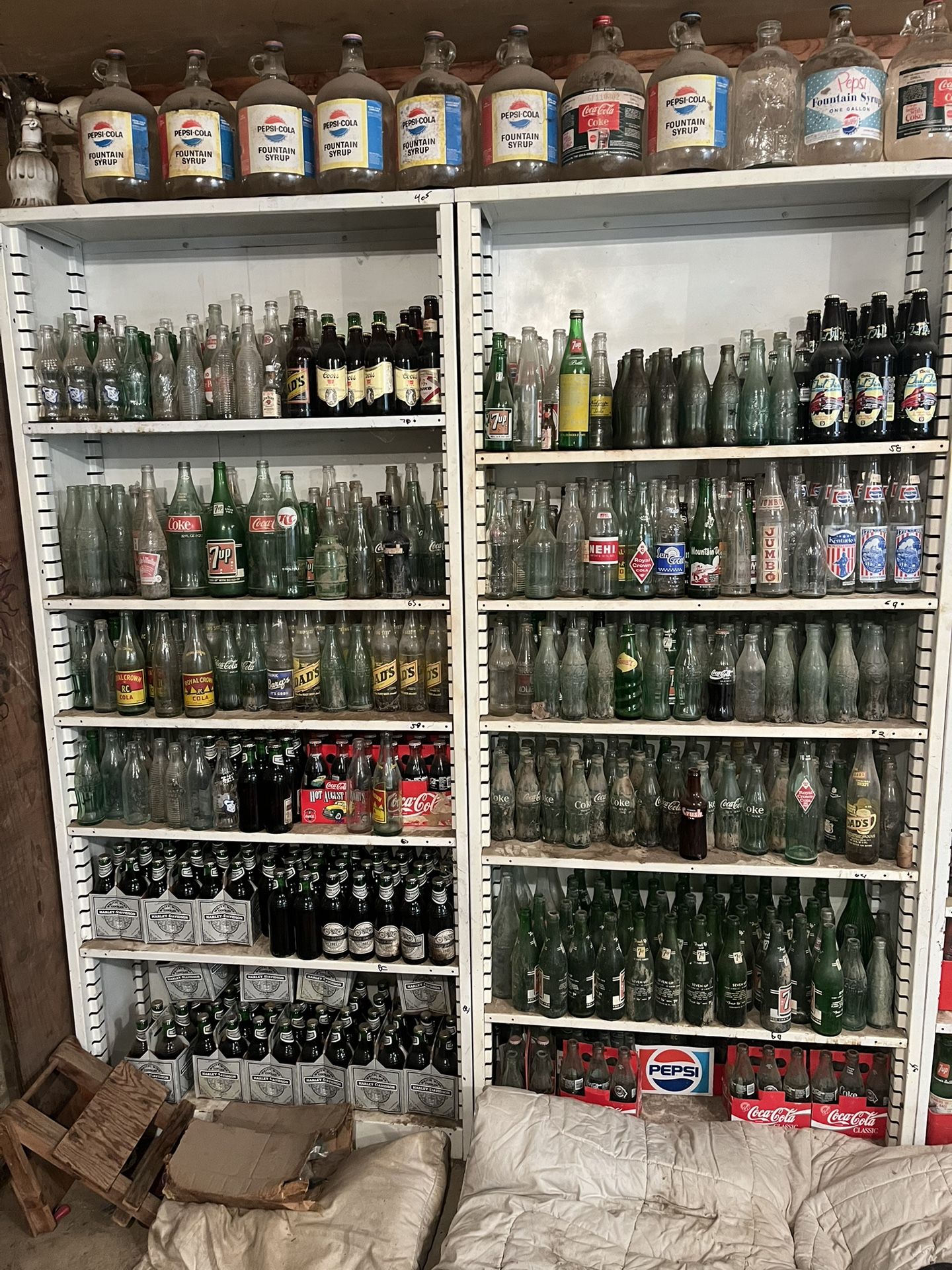 Huge Soda Bottle Collection