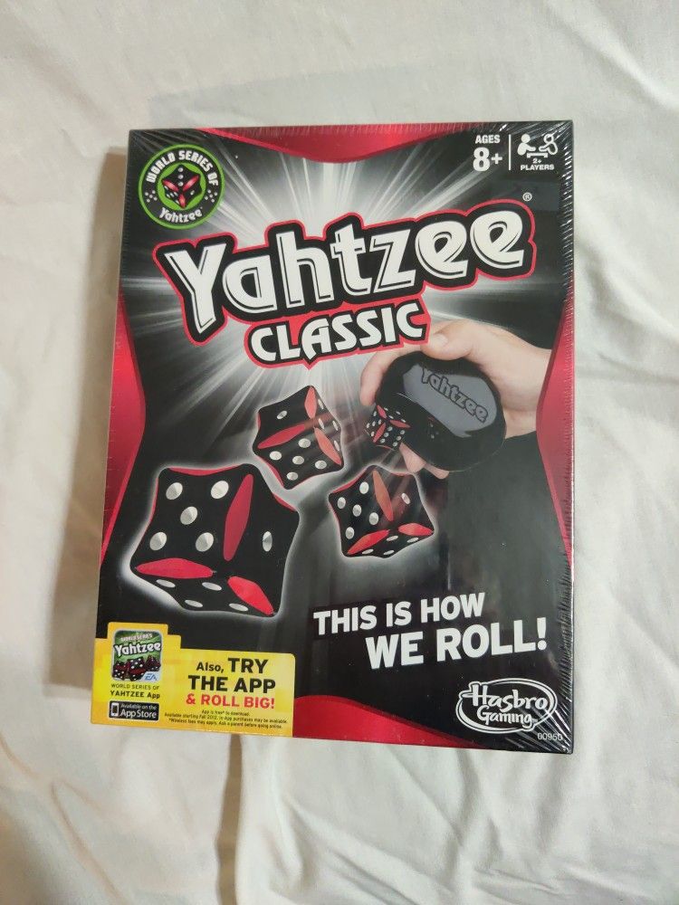 Factory Sealed Hasbro Yahtzee Classic Game 