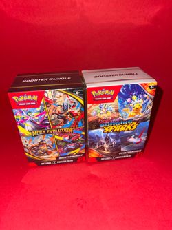Mega evolution and surging sparks booster bundle
