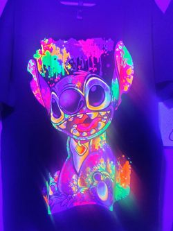 stitch glow shirt is super cool new to the public.