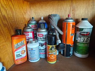Automotive Fluids, Oil, Coolant, Filters & Shop Supplies – Moving Sale