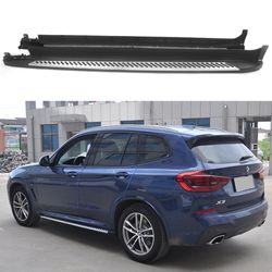 Fits 18-23 BMW X3 G01 Running Board Side Step Nerf Bars Pair Aluminum