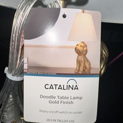 Doodle table Lamp Gold Finish