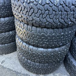 Set Of 37x12.50R17LT BFGoodrich Ko2 All Terrain Tires