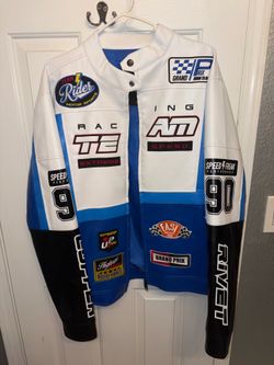 blue speed race jacket