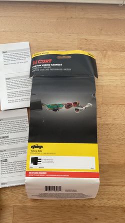 CURT custom 4-pin trailer wiring harness 2021+ Ford Bronco part # 56468