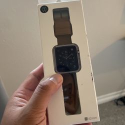 New Apple Watch Brown Leather Band