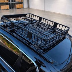 New 500 lbs 64x40 Car Van SUV Roof Rooftop Basket Rack Carrier Maletas Maleton