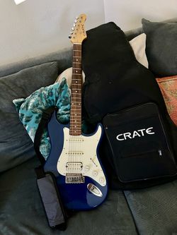 Blue Crate Electric Guitar