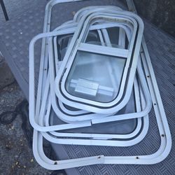 Vintage Aluminum Assortment Of Windows & Frames - Trailers & Campers (NE Seattle) 