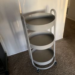 Three tier storage Cart-gray
