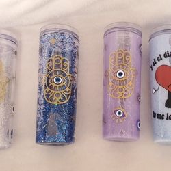 Snow Globe Tumbler Cups