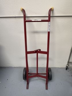 56-1/2in Steel Drum Truck, 30-55 Gallons