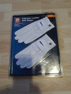 LEATHER GOLF GLOVES