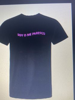 Dtf shirt( SOY O MEPARESCO)
