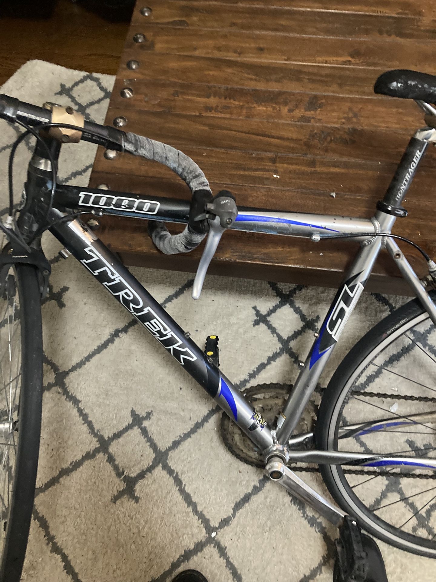 Trek 1000 SL Road Bike – Lightweight Aluminum Frame – Carbon Forks:And Seat Pole