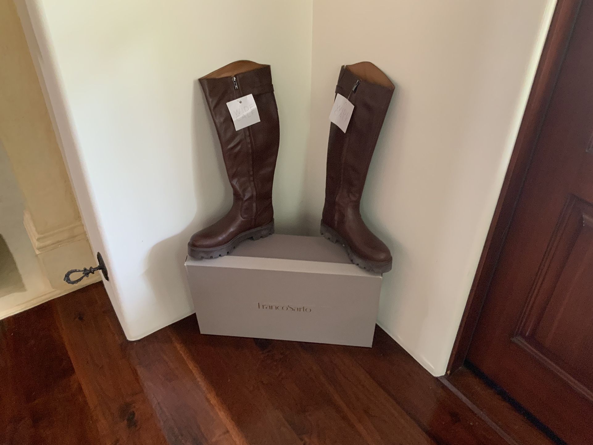 Franco Sarco. brand new Knee Boots Chocolate brown