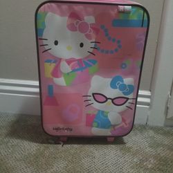 Girls Hello Kitty Carry on Suitcase 