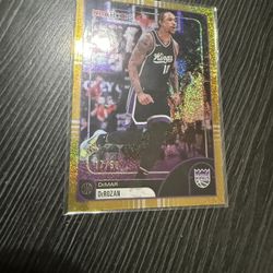2025 Hoops Demar Derozan Pixel Burst Gold SP #/50 Basketball Card 