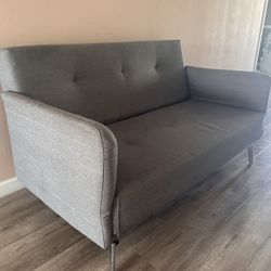 Gray Loveseat 