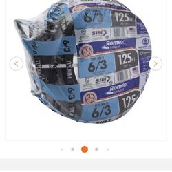 6/3 NM-B Romex Wire – 20+ Feet – Perfect for EV Charger / 220V Outlet