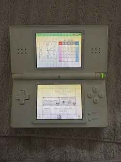 Nintendo DS Lite with charger