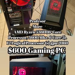 Gaming PC And monitor