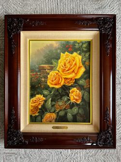 A Perfect Yellow Rose by Thomas Kinkade