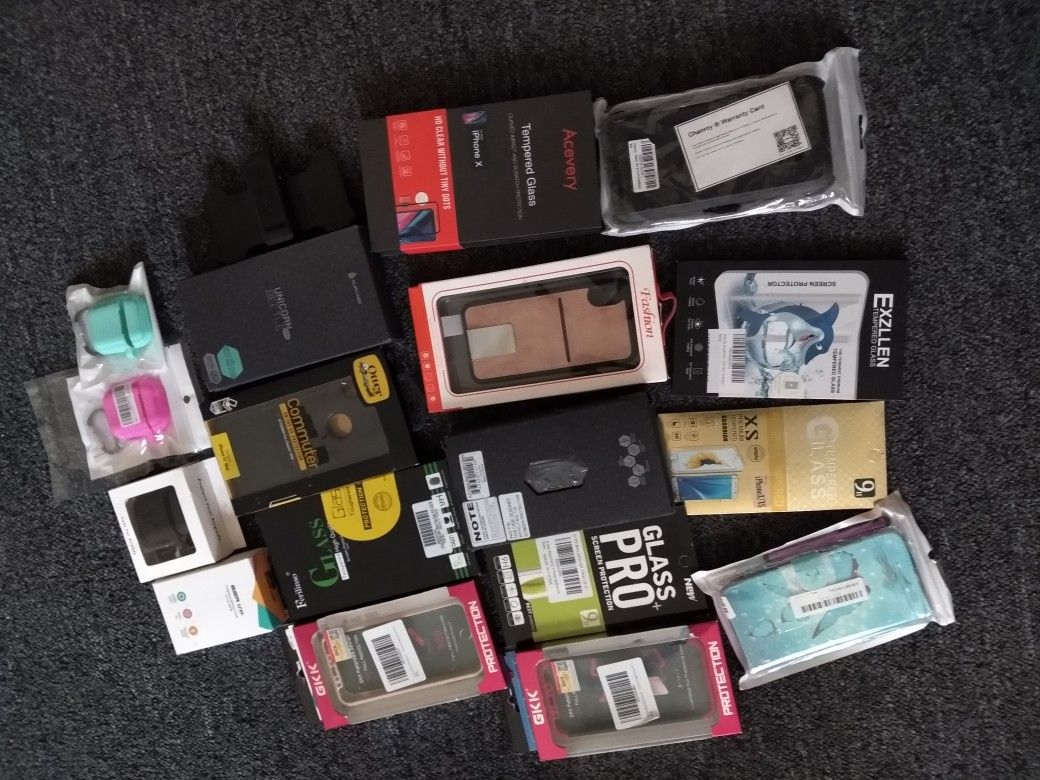 Mixed Phone Cases/ Screen Protectors/ Airpod Cases