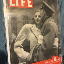 Life Magazine April 19. 1943 “Soldier’s Farewell”