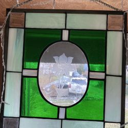 Beautiful Stained Glass Hanging 