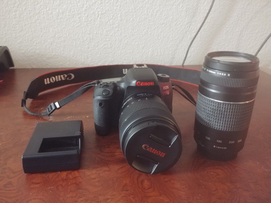 Canon 77D package (see below)