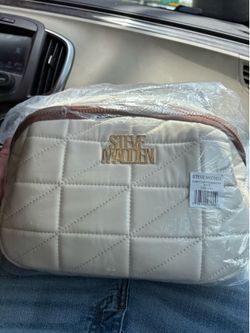 steve madden quilted cosmetic case with organization