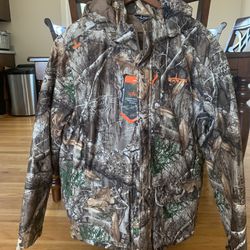 Mens XL New Insulated Hunting Parka