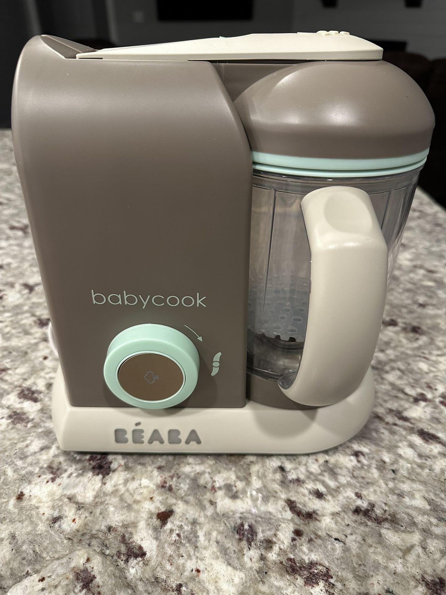 Beaba Babycook Pro Baby Food Maker and Steamer - Latte/Mint
