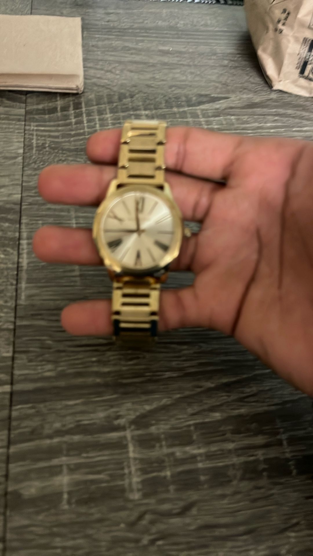 gold Michael Kors Watch