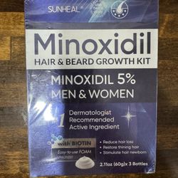 5% Minoxidil Foam for Men and Women 60g - 3pk