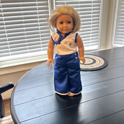 Corinne's™ American Girl, Doll In Camping Outfit, 18-inch Excellent Condition