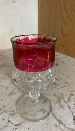 Cranberry glasses