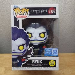 Funko Pop! Death Note Ryuk (GITD) #2382 - EE Exclusive + Protector
