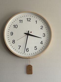 Minimalist Wall Clock 15"