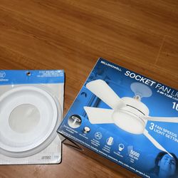 Socket Fan Light 2 In 1